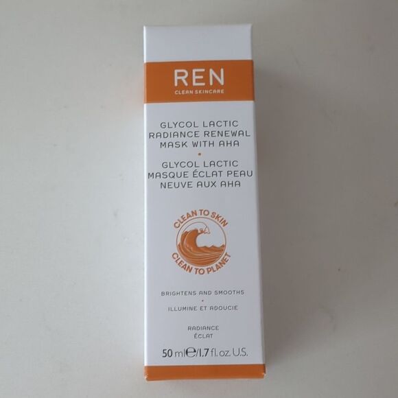 REN Glycol Lactic Acid Radiance Renewal Mask NEW - Picture 3 of 5